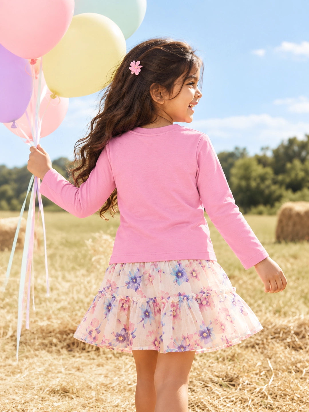 Candy Pink Girl's T-Shirt
