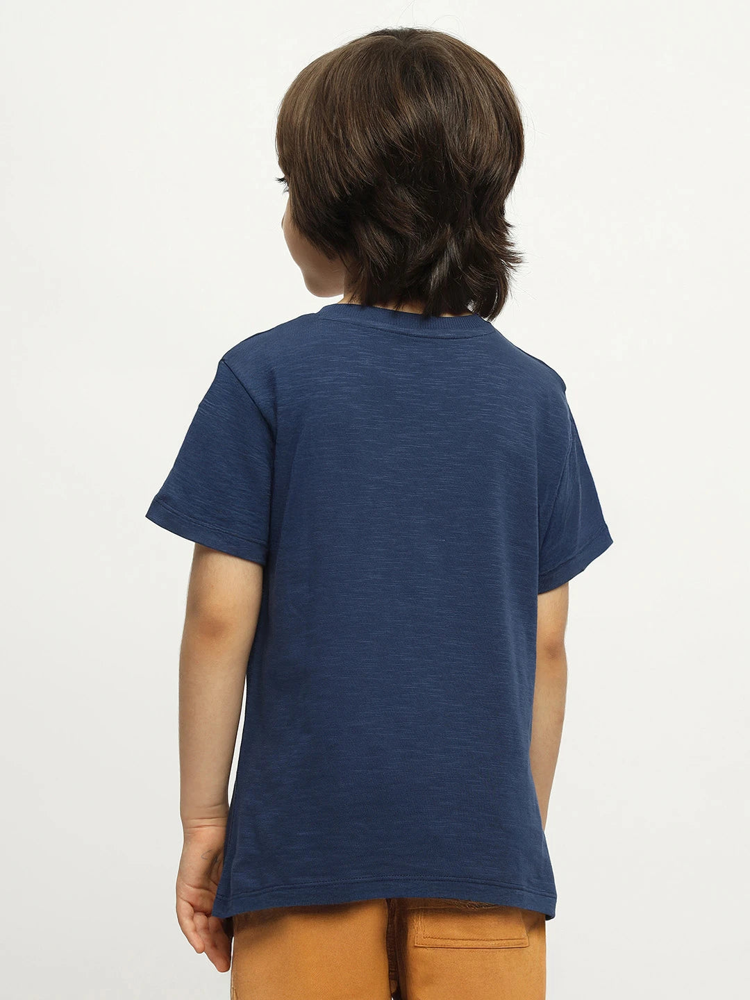 Leafy Drop Shoulder Cotton Tee