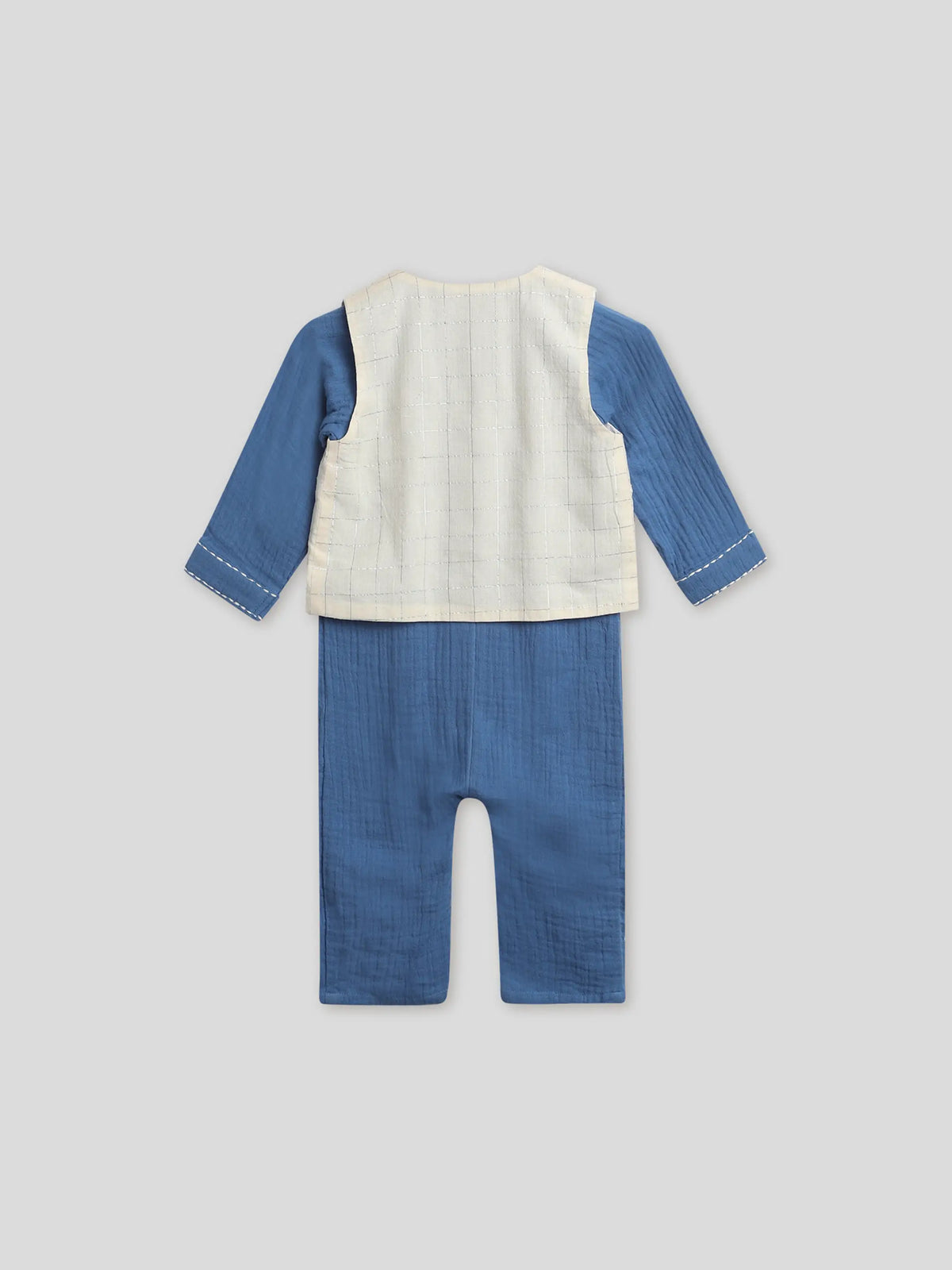 Petunia Festive Boys Sleepsuit With Jacket Somersault
