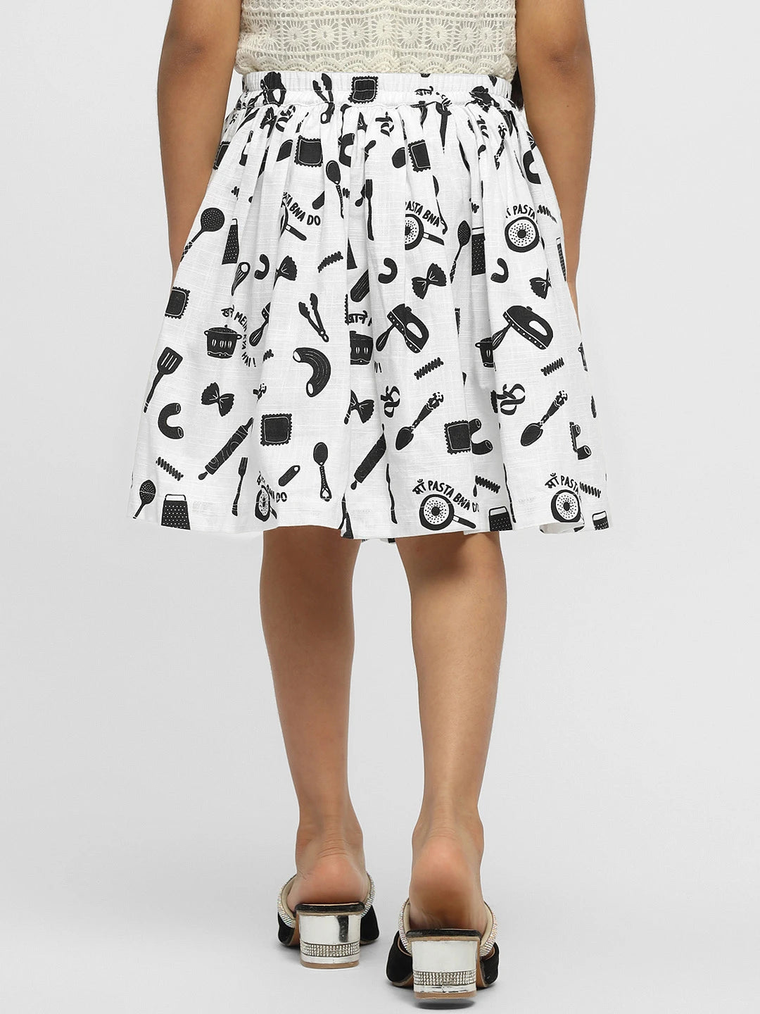 Cotton A-Line Skirt