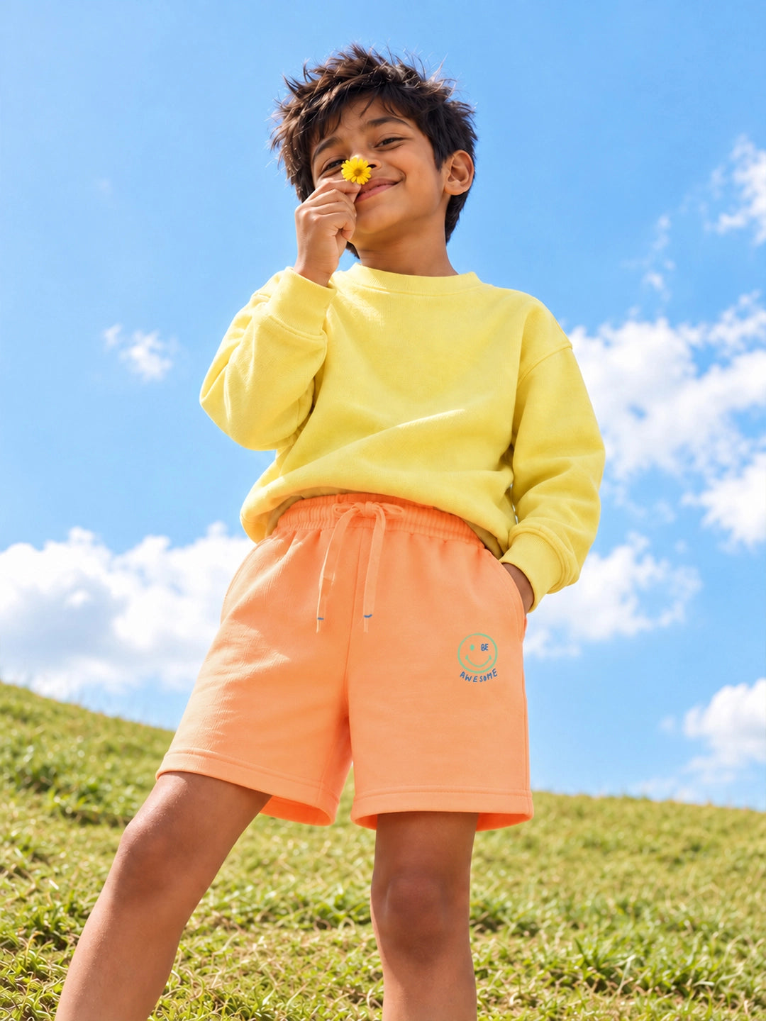 Tangy Orange Shorts