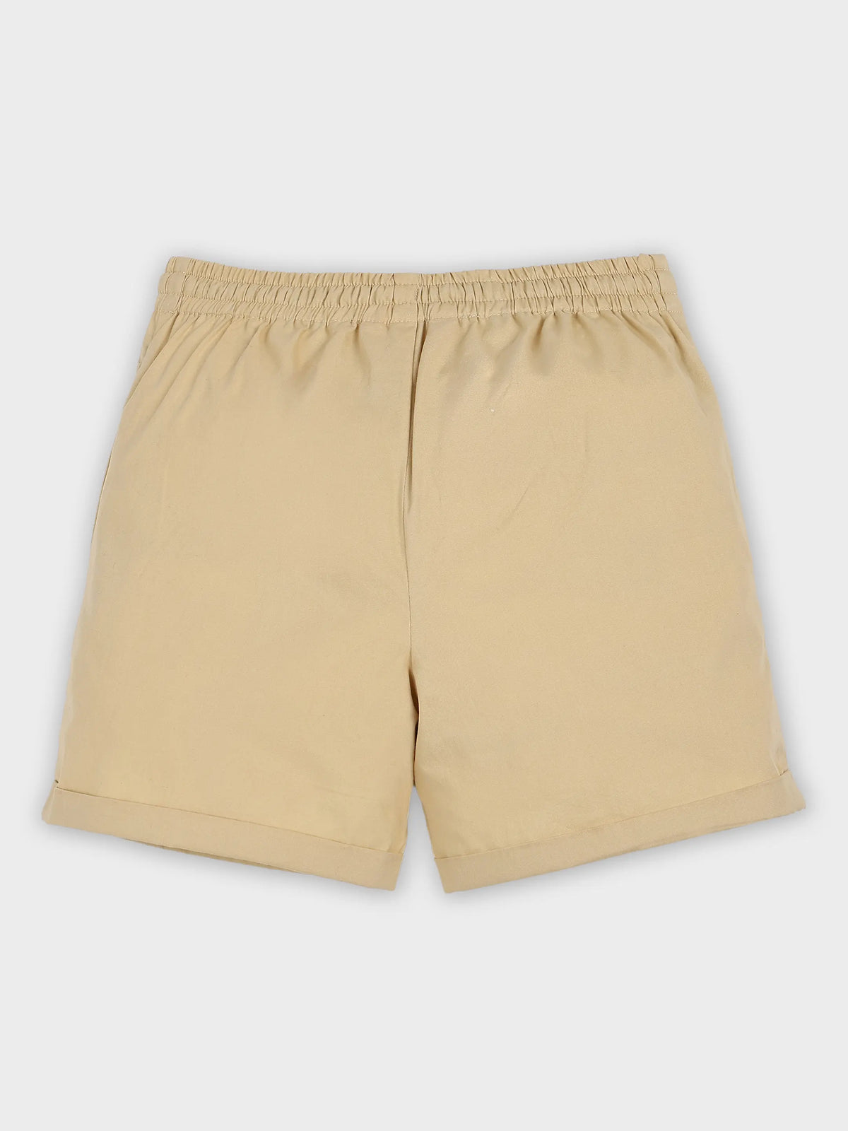 Solid Cotton Shorts