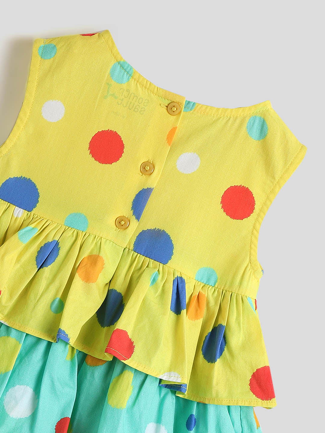 Polka Dot Dress with Bloomer
