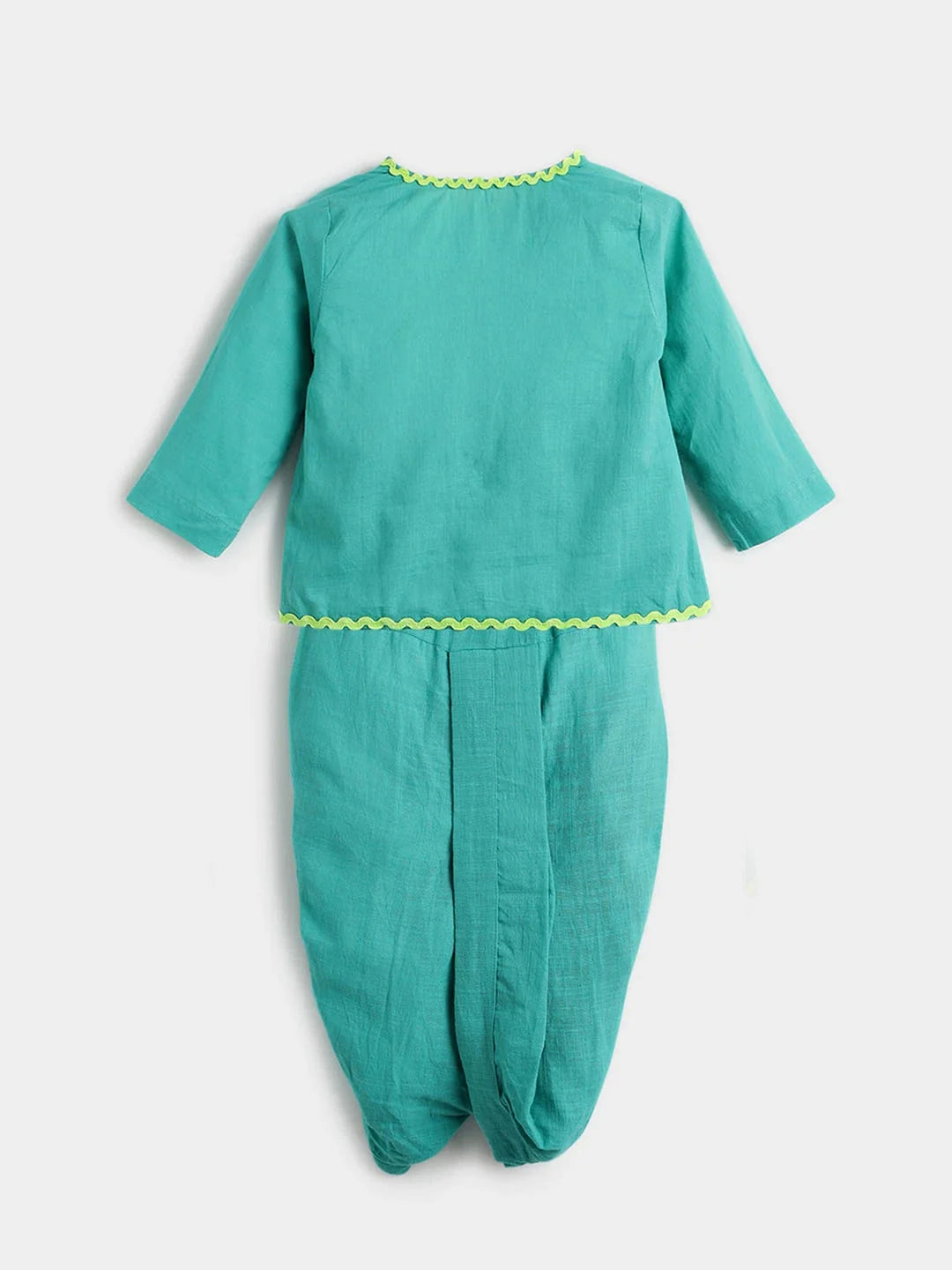 Turquoise Dhoti Kurta Set- Newborn