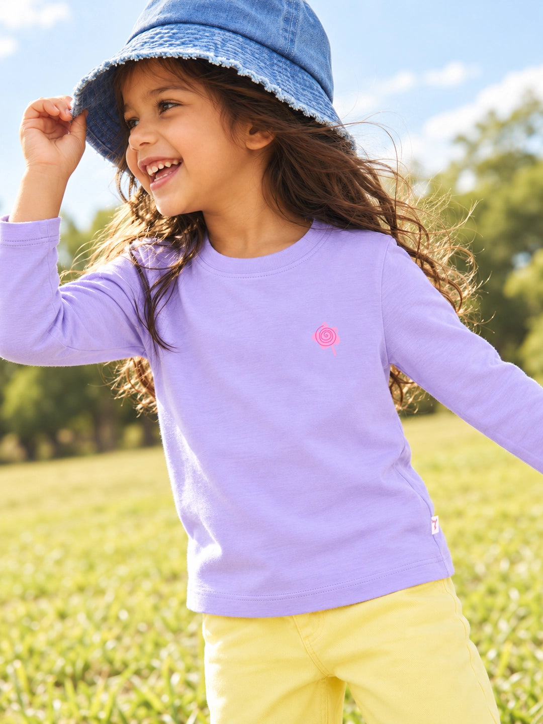 Lilac Pop Girl's T-Shirt