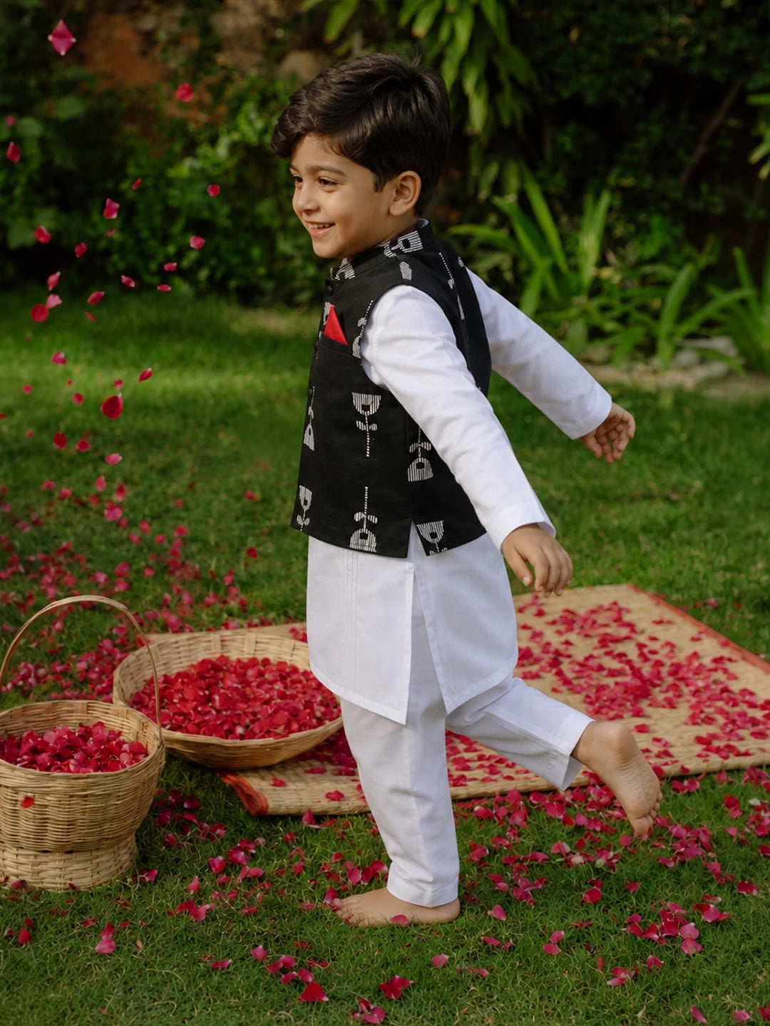 Kurta Pajama Jacket Set
