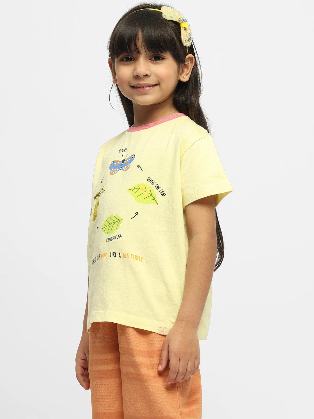 Caterpillar To Butterfly Cotton Tee