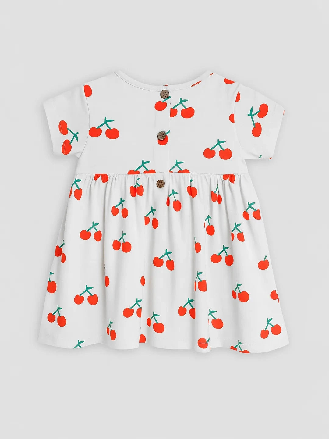 Printed Cotton A-Line Dress