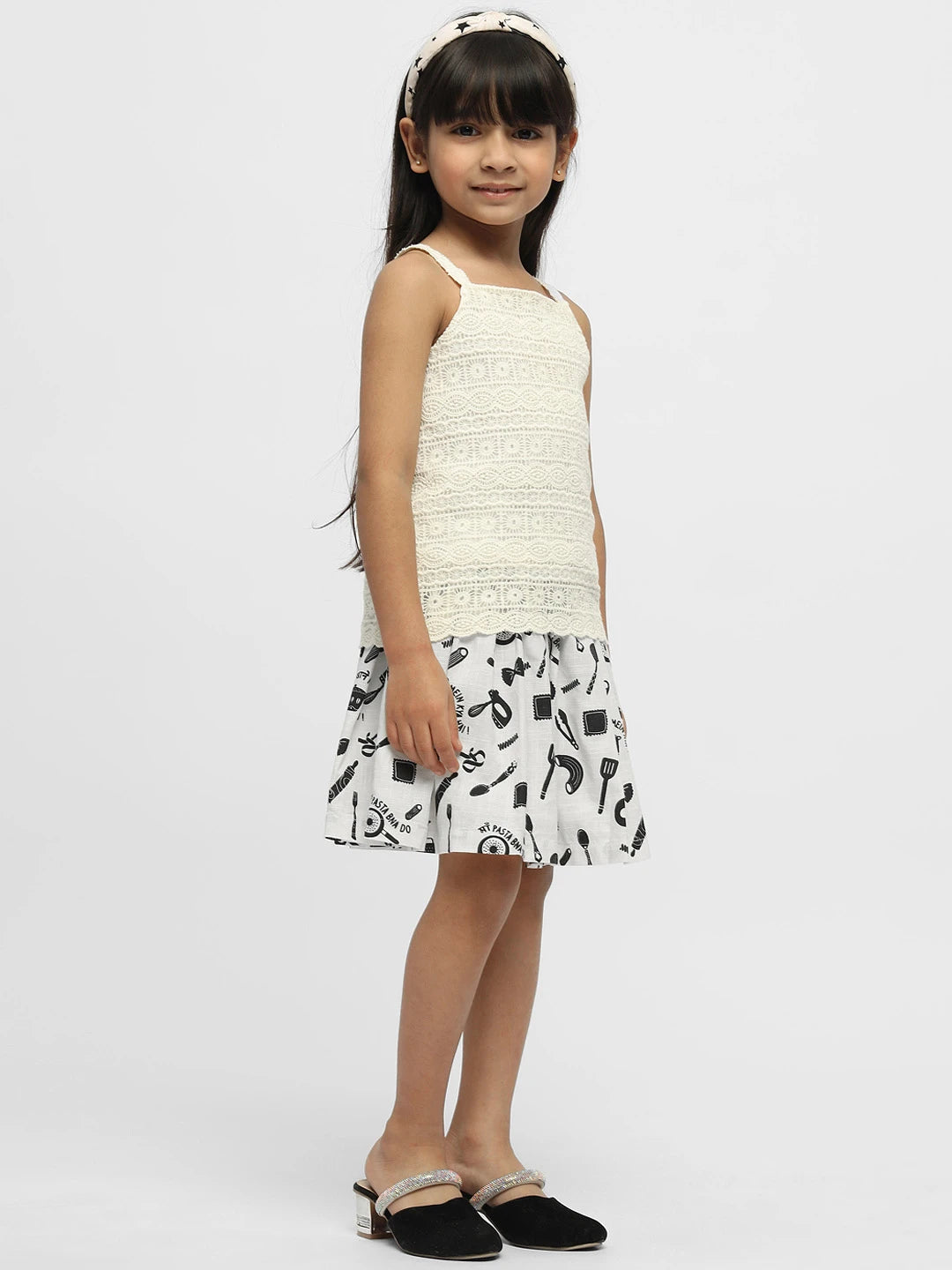 Cloudy Lace Cotton Top