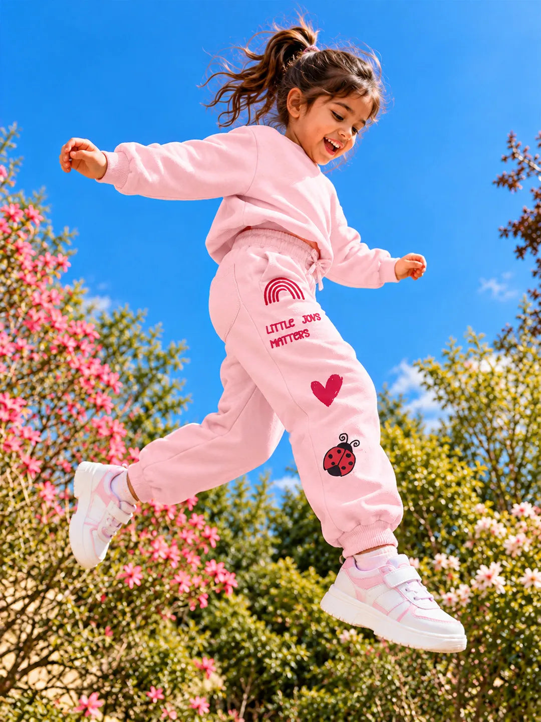 Pink Terry Joggers