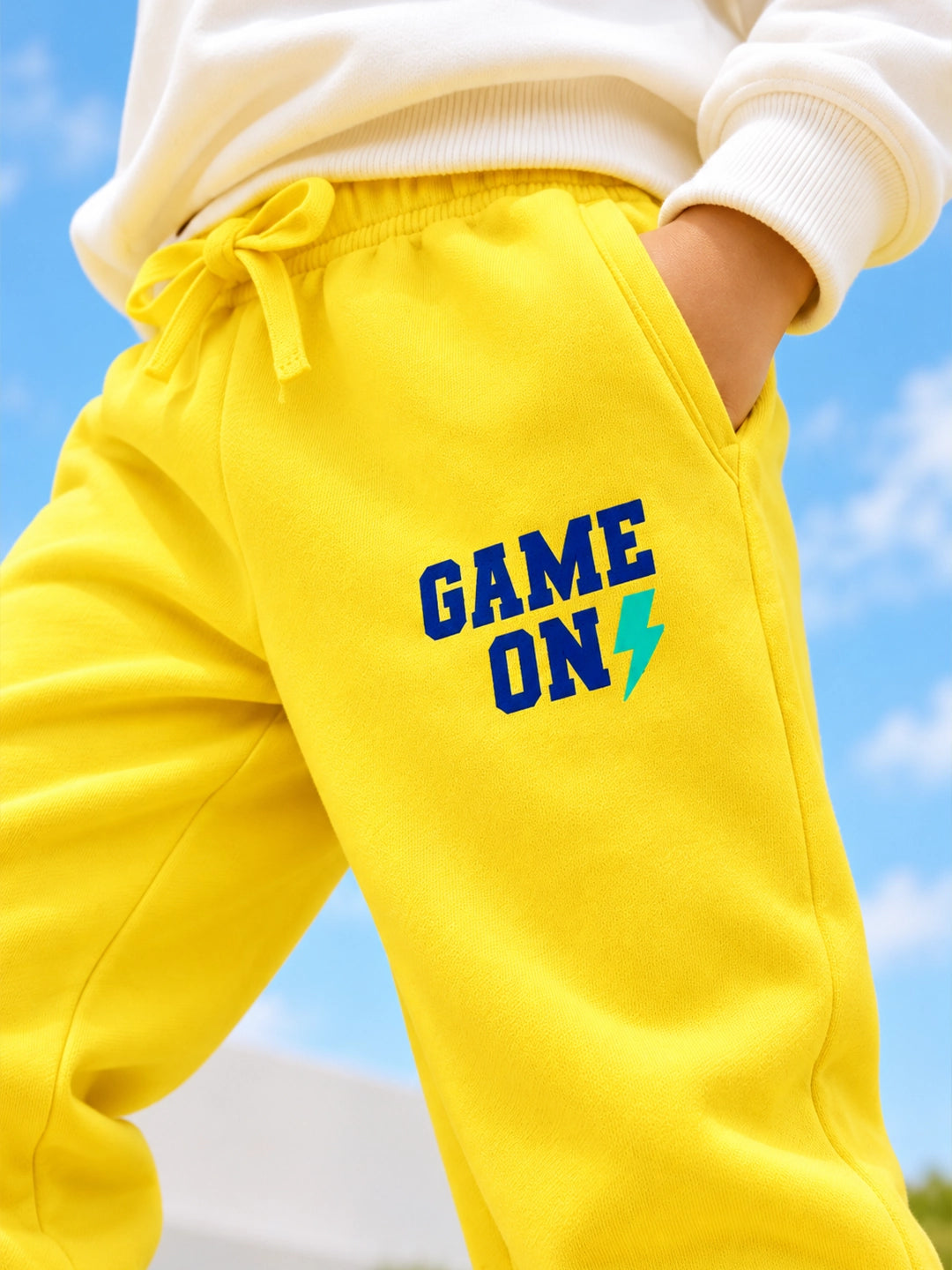 Playful Yellow Joggers