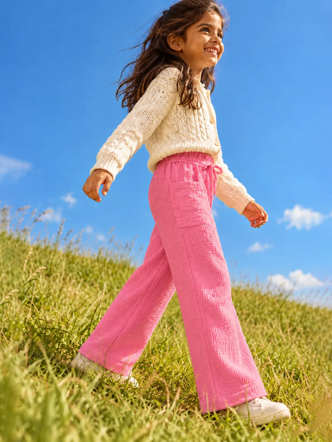 Pink Double Cloth Pajama