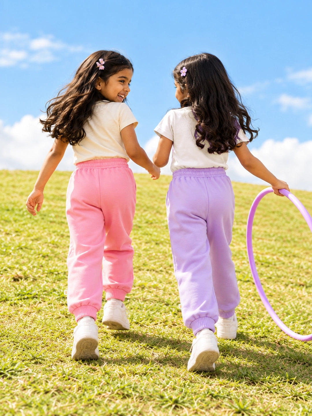 Pack of 2 Girl's Joggers