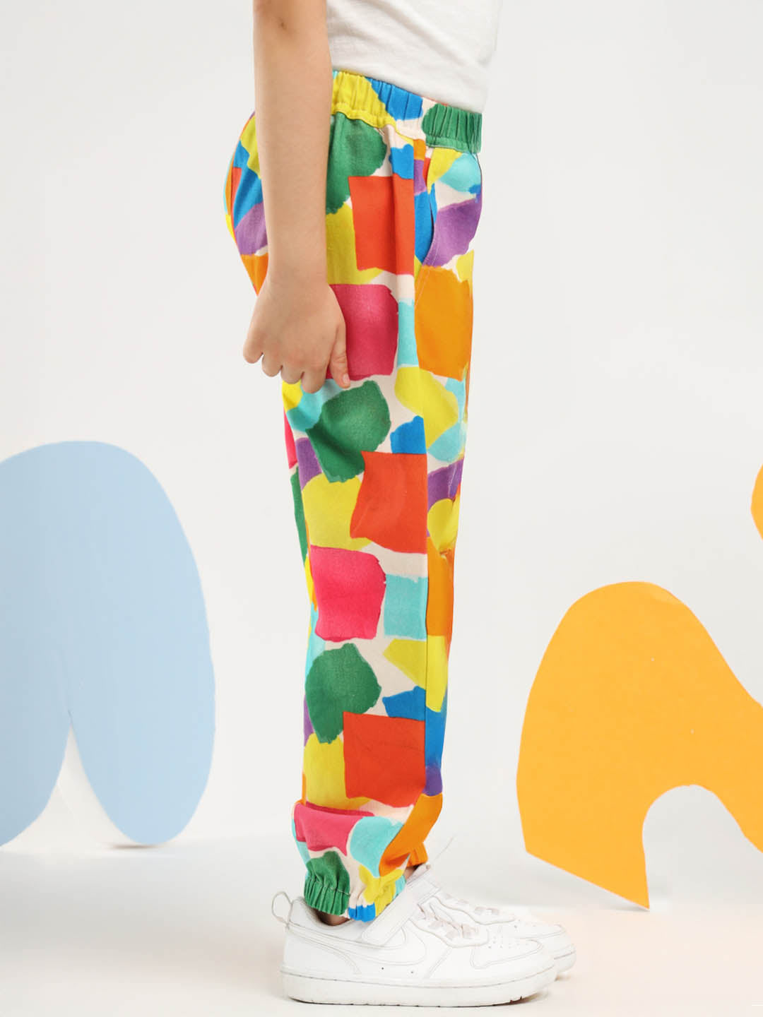 Papercutting Cotton Joggers
