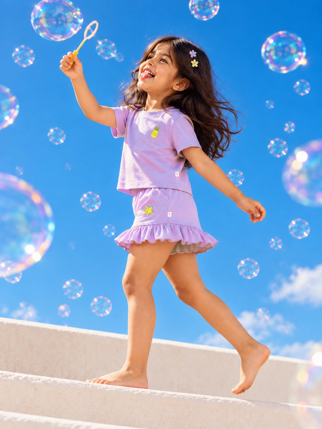 Lilac Pop T-Shirt & Shorts Set
