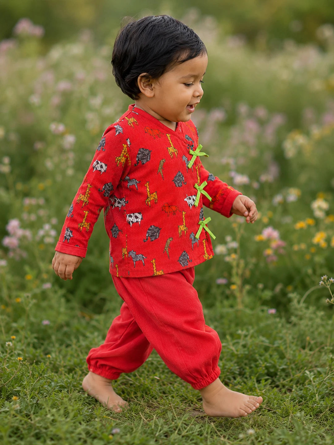 Printed Animal Kurta Set