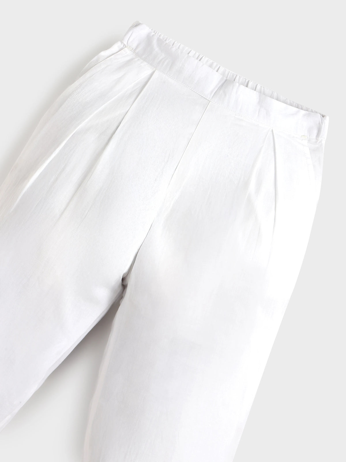 Rose Glow Zari Work Kurta Pajama Set