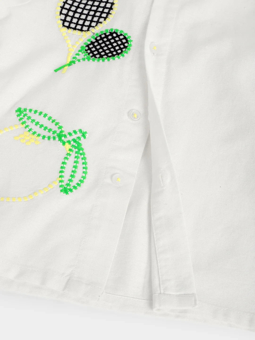 Classic White Embroidered Shirt