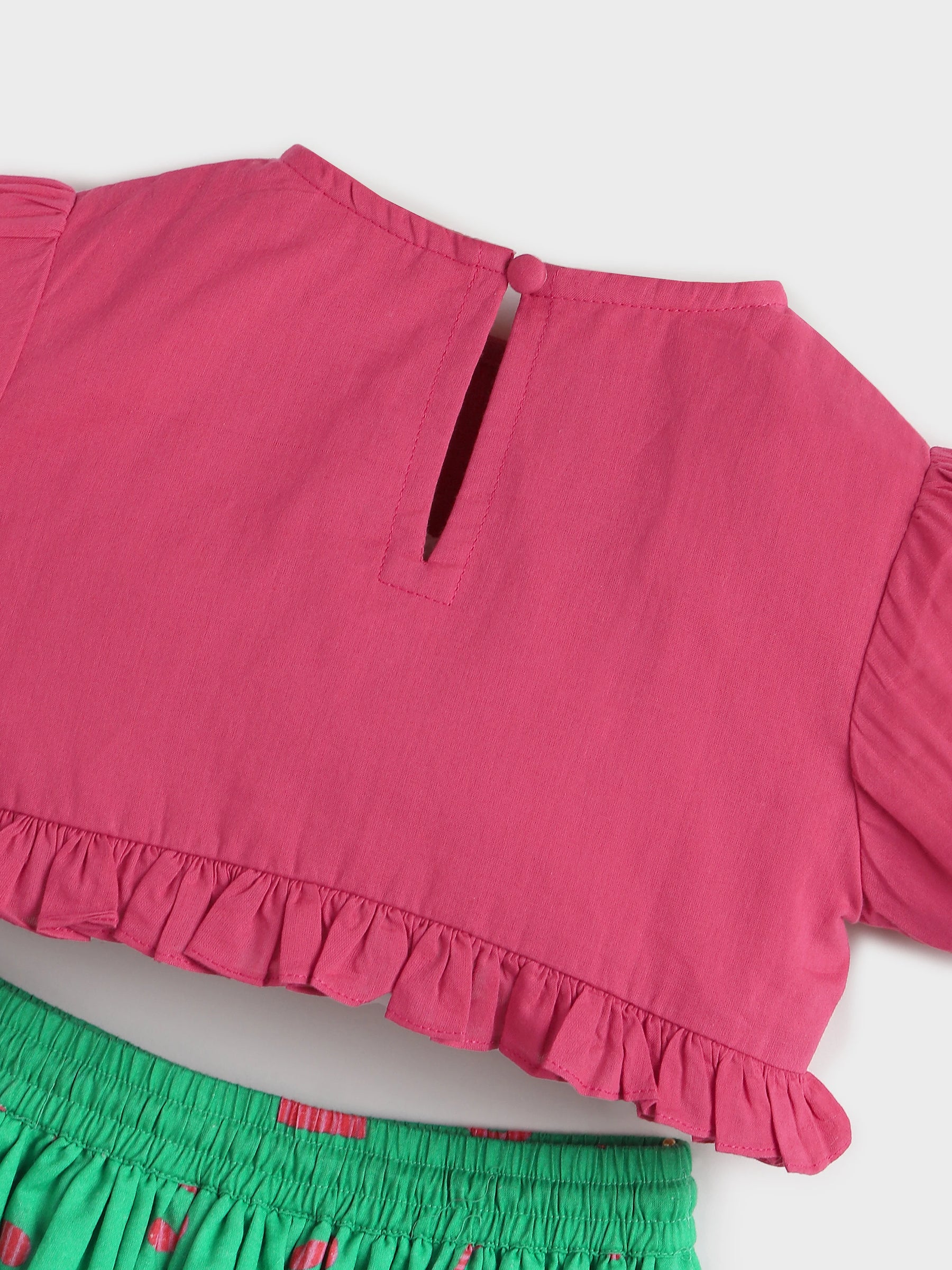 Festive Twirl Skirt Top Set