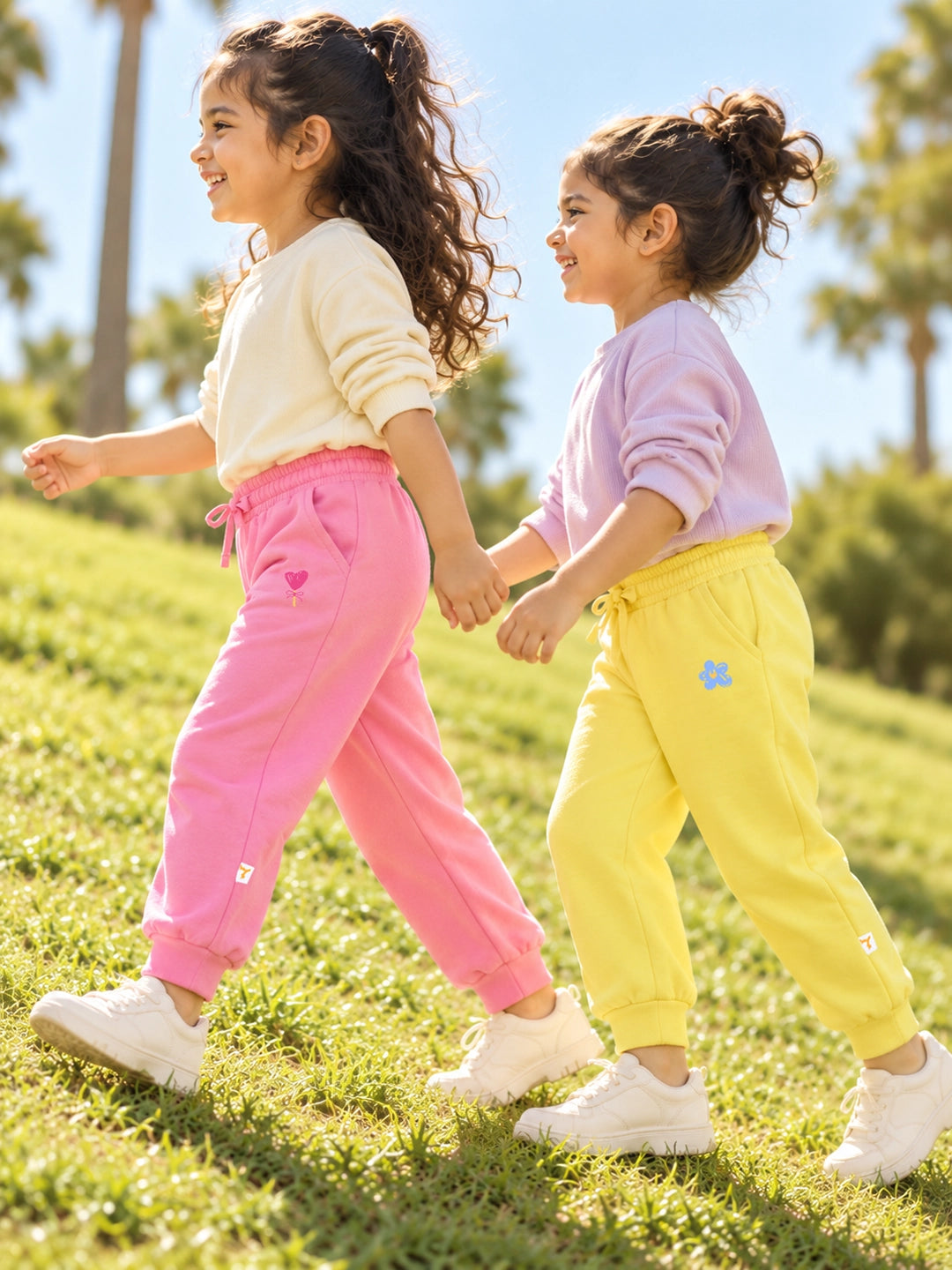 Pack of 2 Girl's Joggers