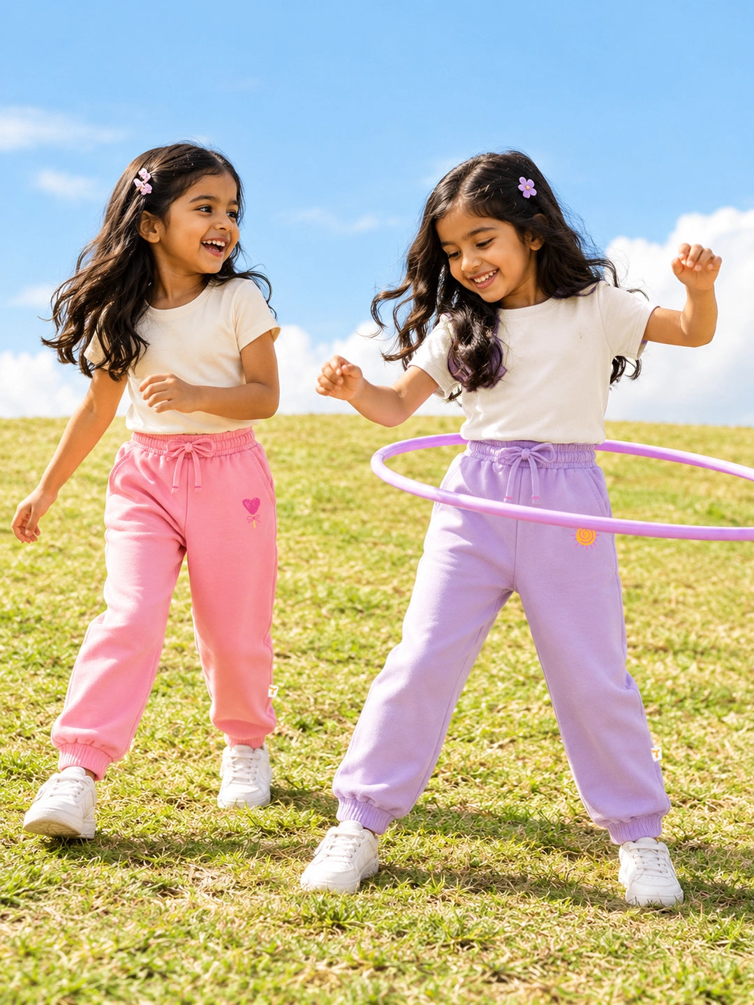 Pack of 2 Girl's Joggers