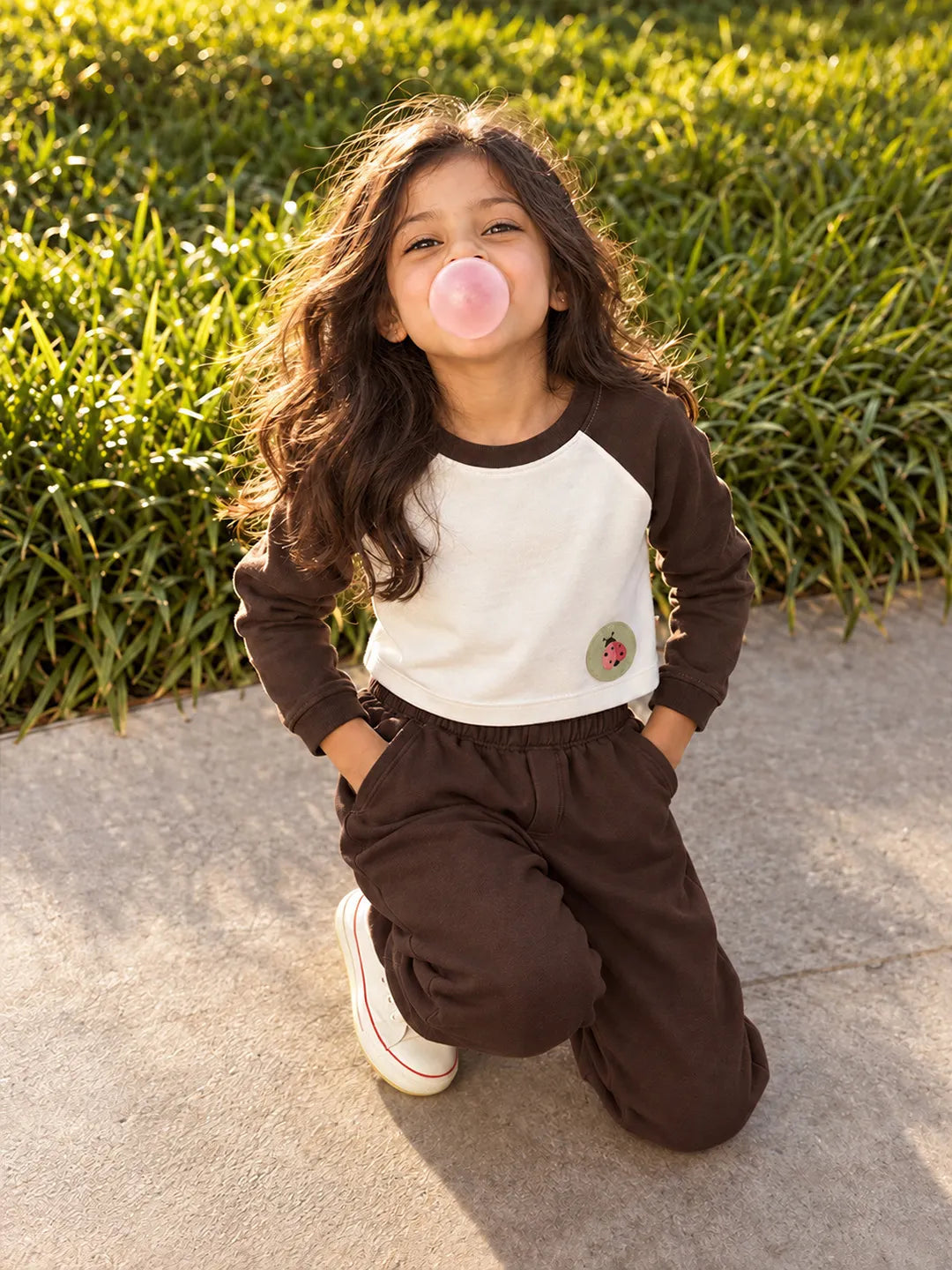 Cropped Raglan Top