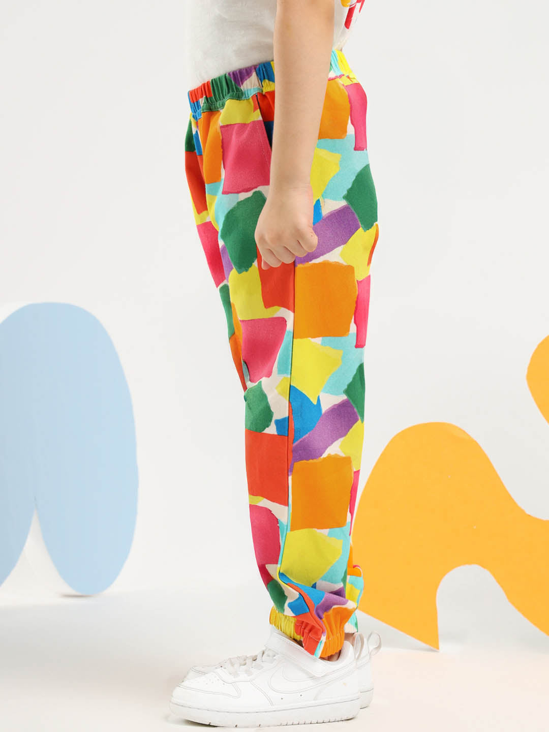 Papercutting Cotton Joggers