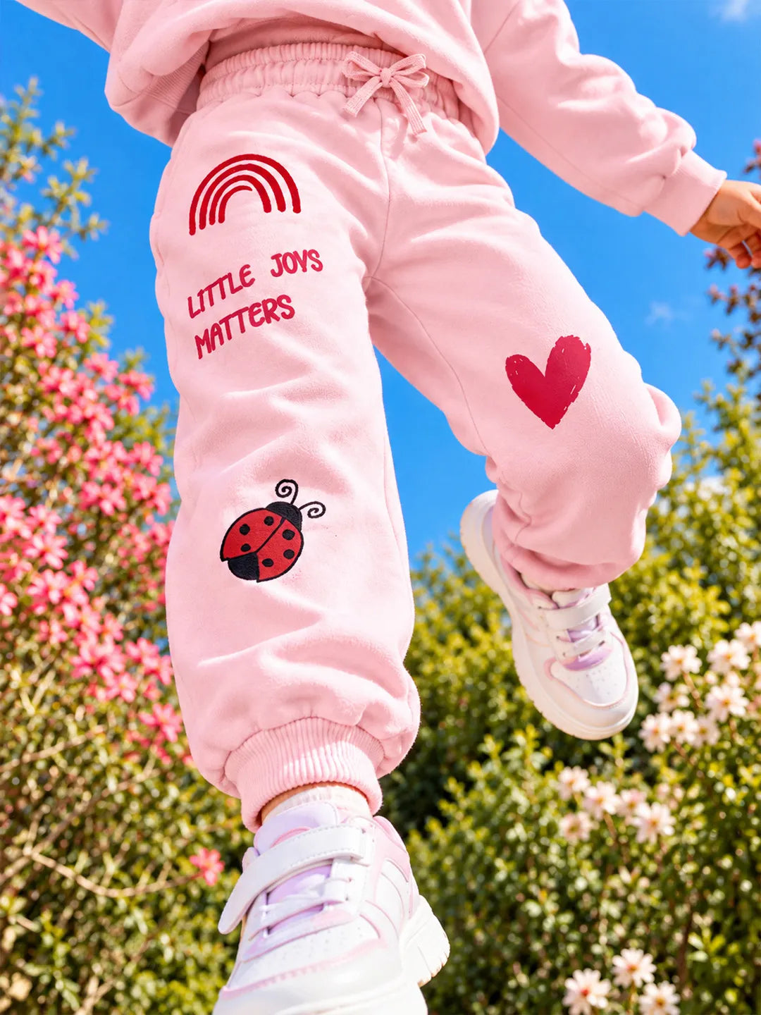 Pink Terry Joggers