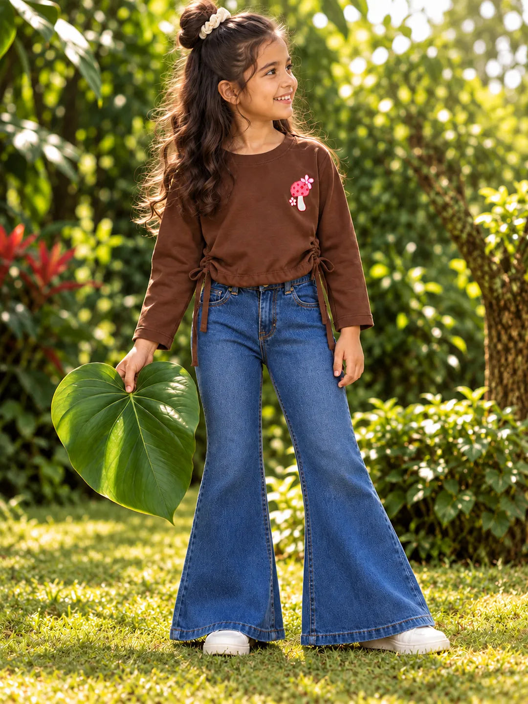 Cropped Side Ties Top