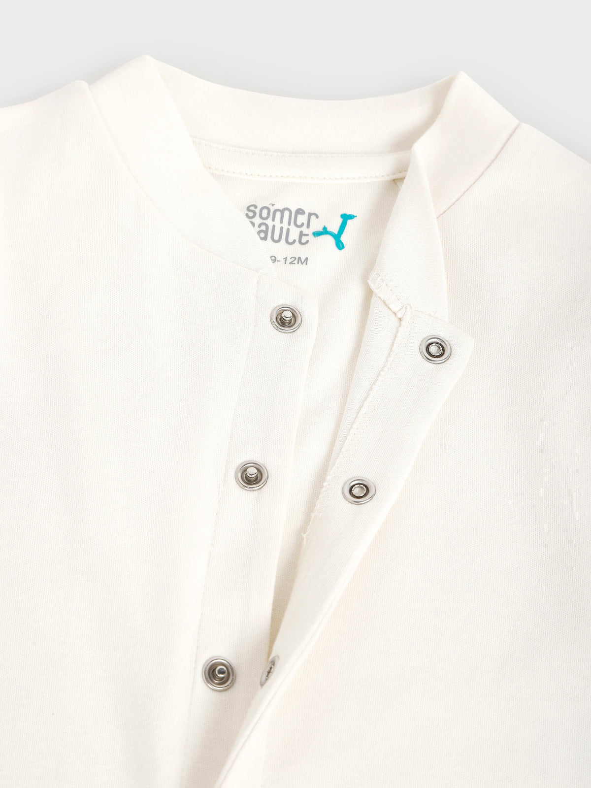 White Quilted Sleepsuit