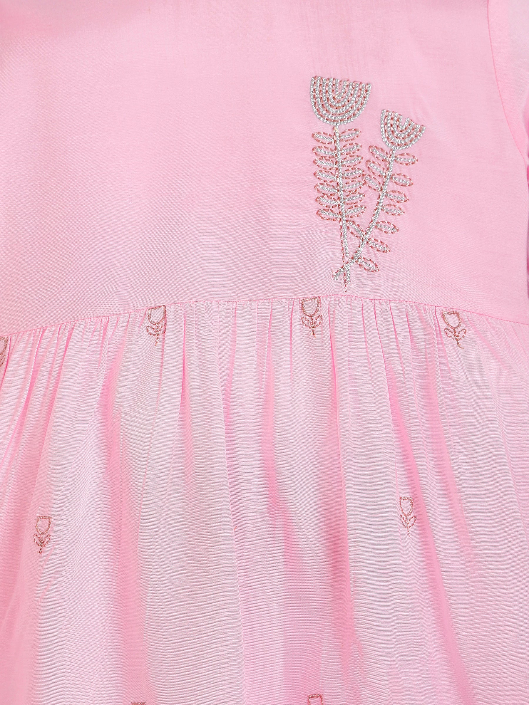 Pink Sharara Set with Dupatta