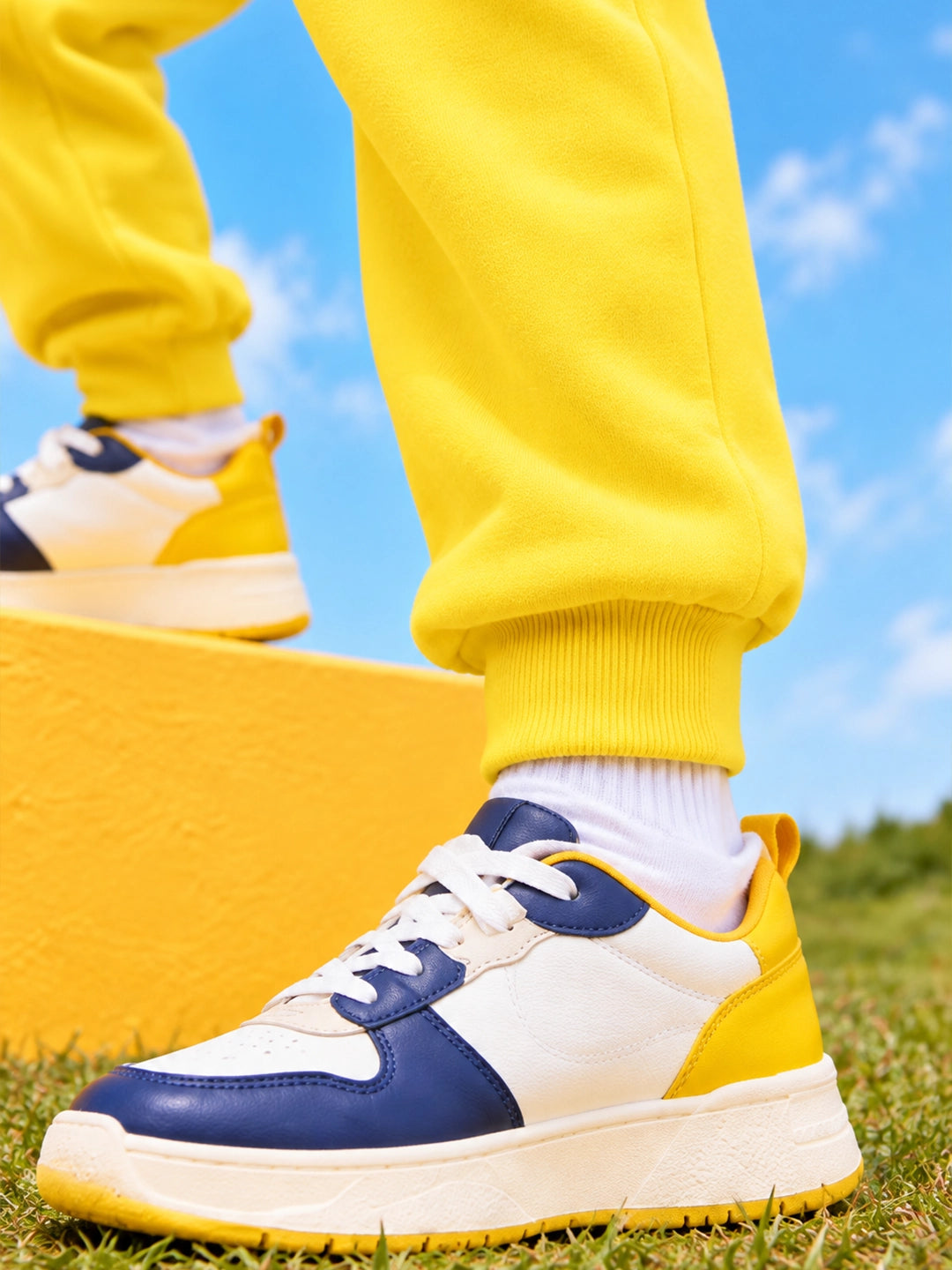 Playful Yellow Joggers