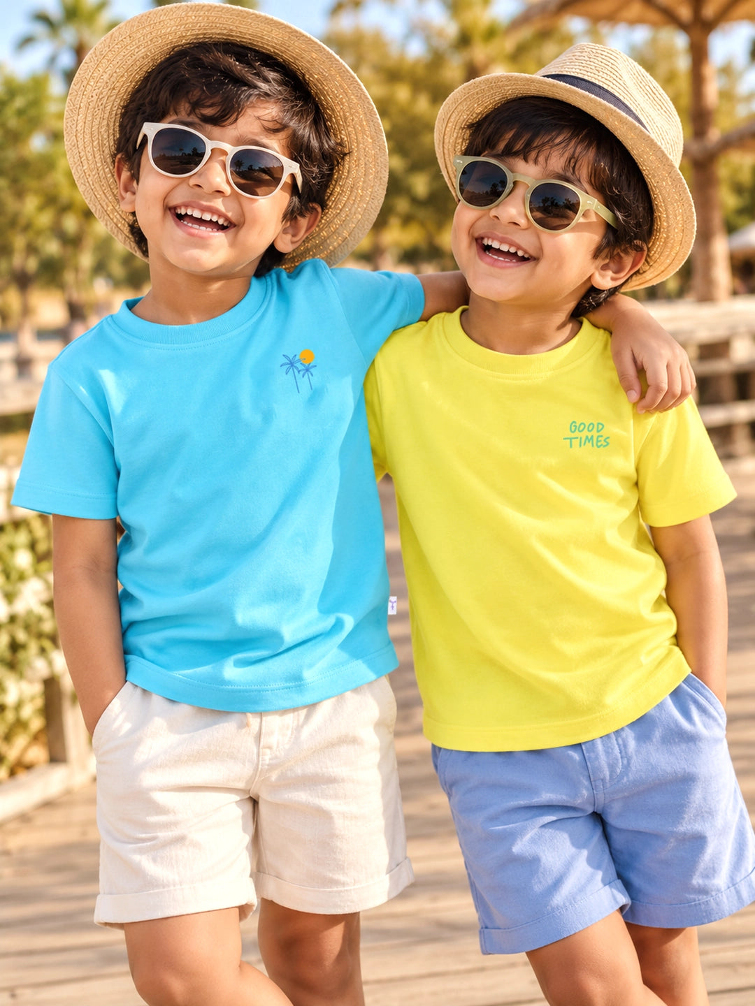 Pack of 2 Half Sleeves Boy's T-Shirts