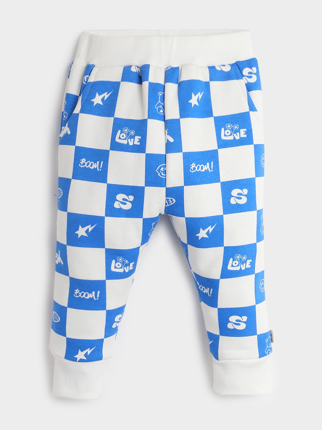 Checkered Sweatshirt & Jogger Set