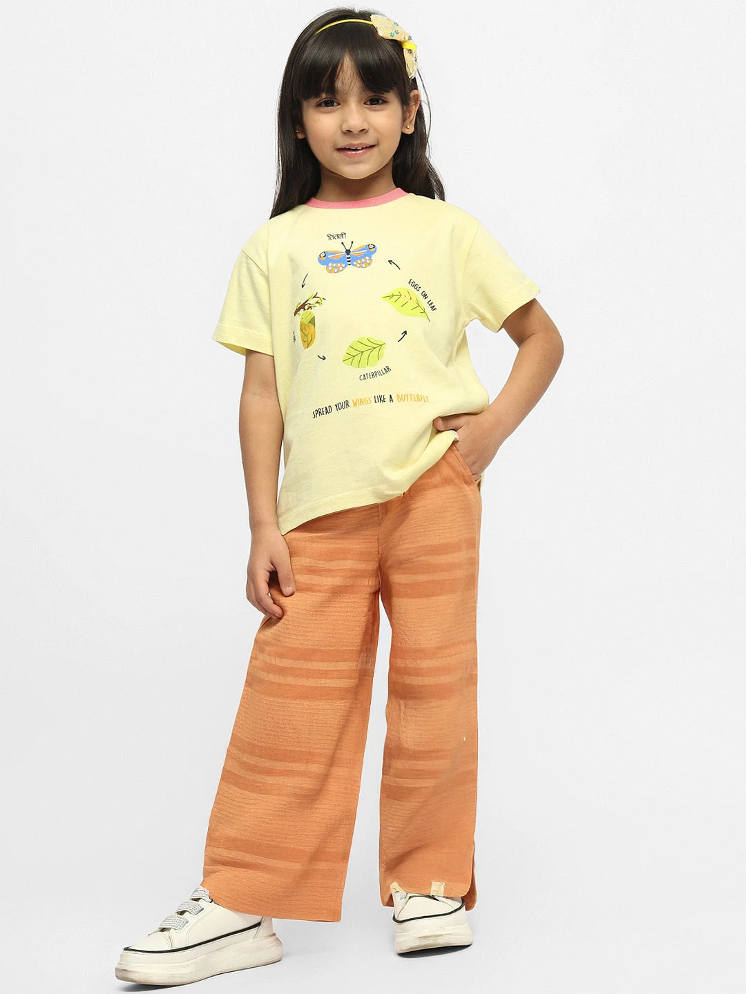 Caterpillar To Butterfly Cotton Tee
