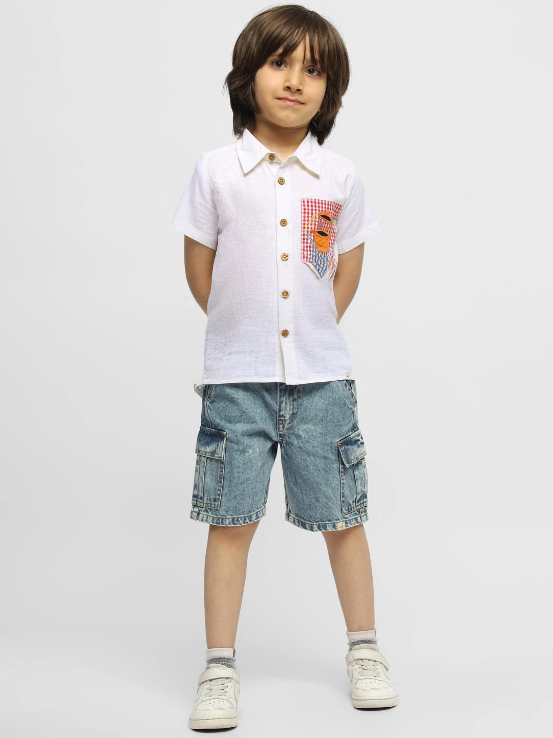 Boys Can Cook Embroidered Cotton Shirt