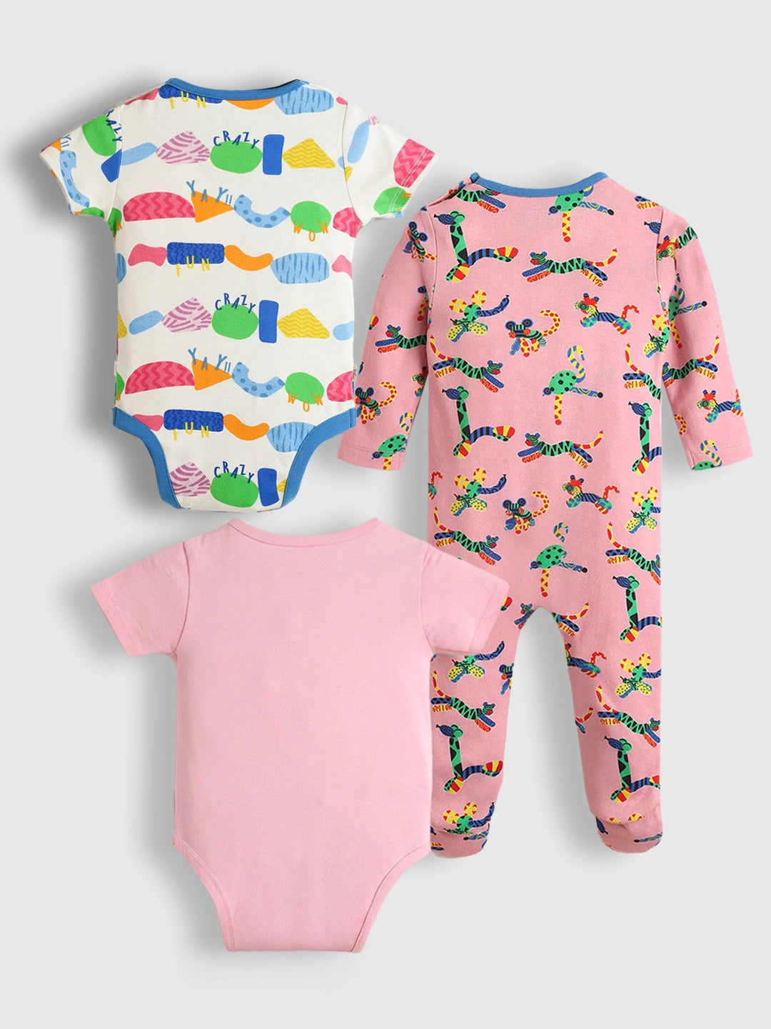 All Abstract Newborn Essential Suprise Box- Girl- Pack of 3