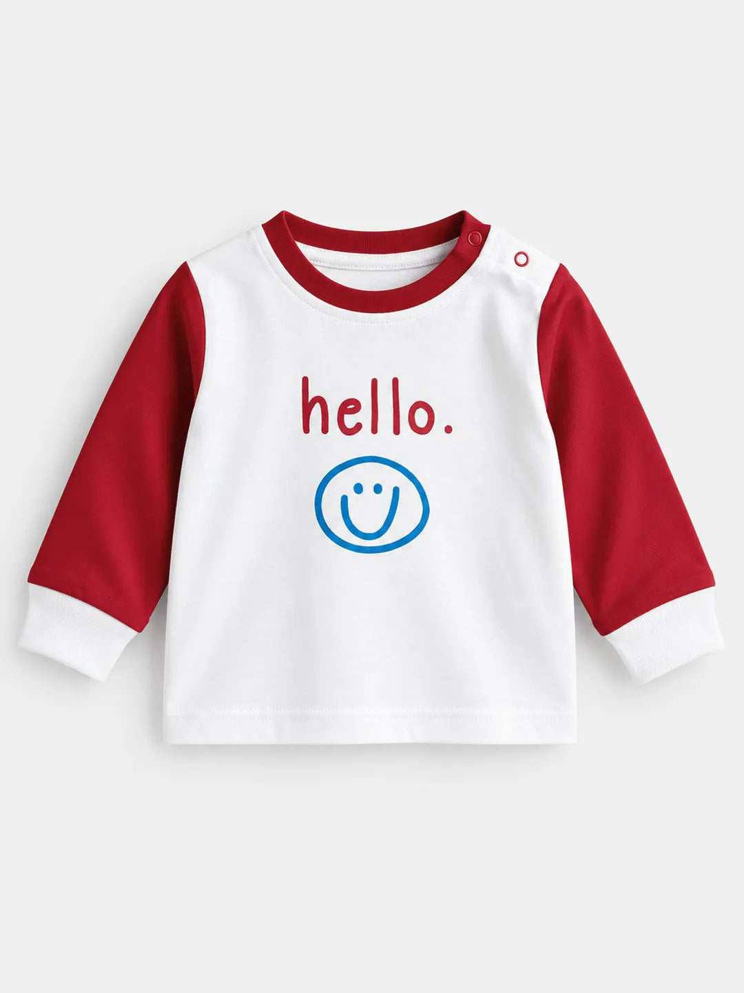 Contrast Full Sleeves T-Shirt