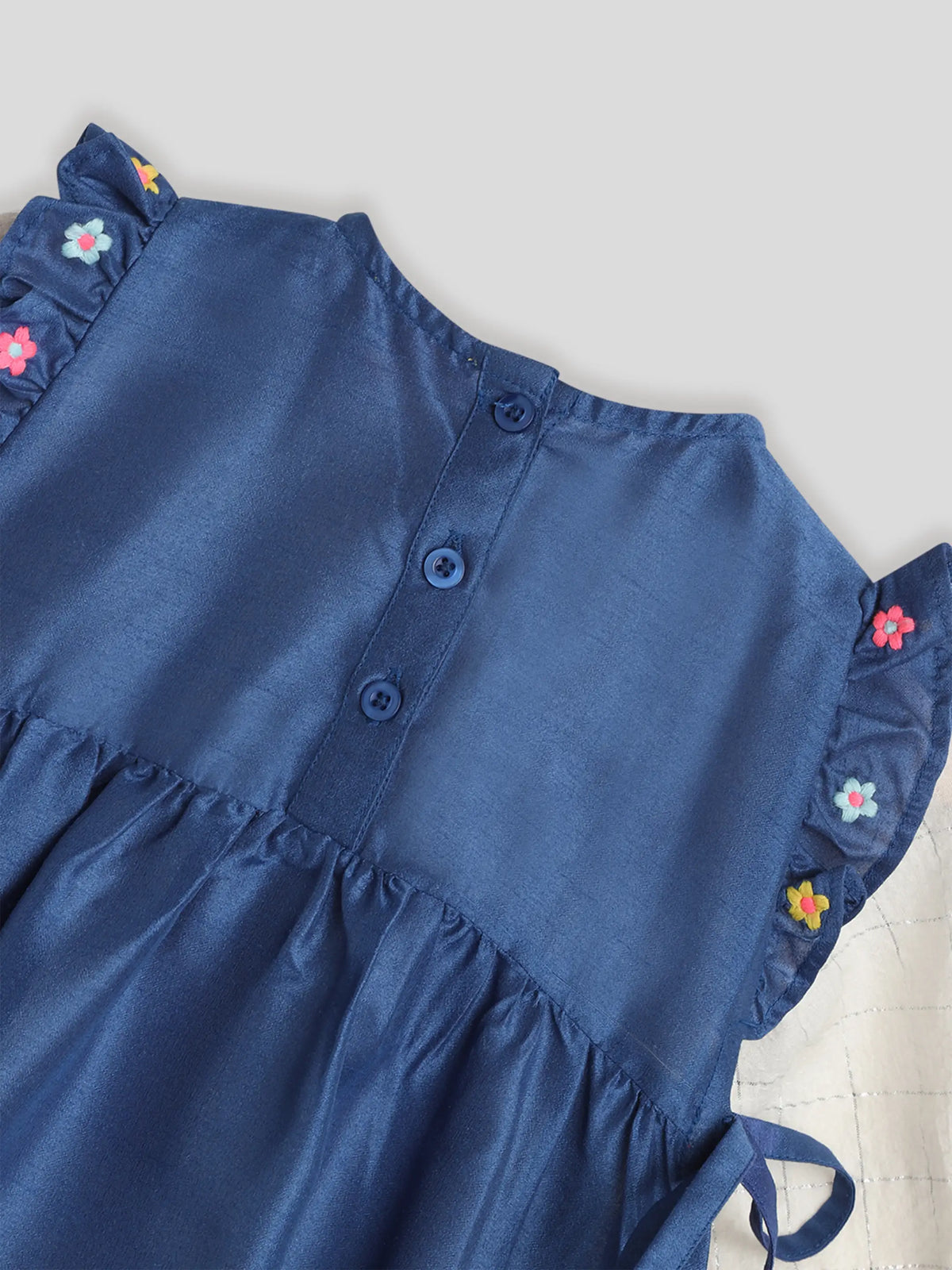 Petunia Festive Girls Romper With Apron Somersault