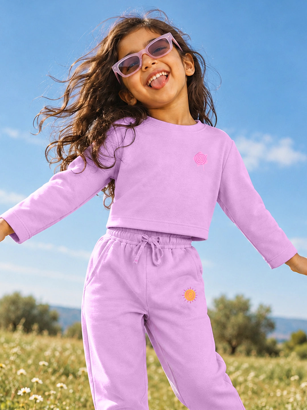 Lilac Pop T-Shirt & Jogger Set