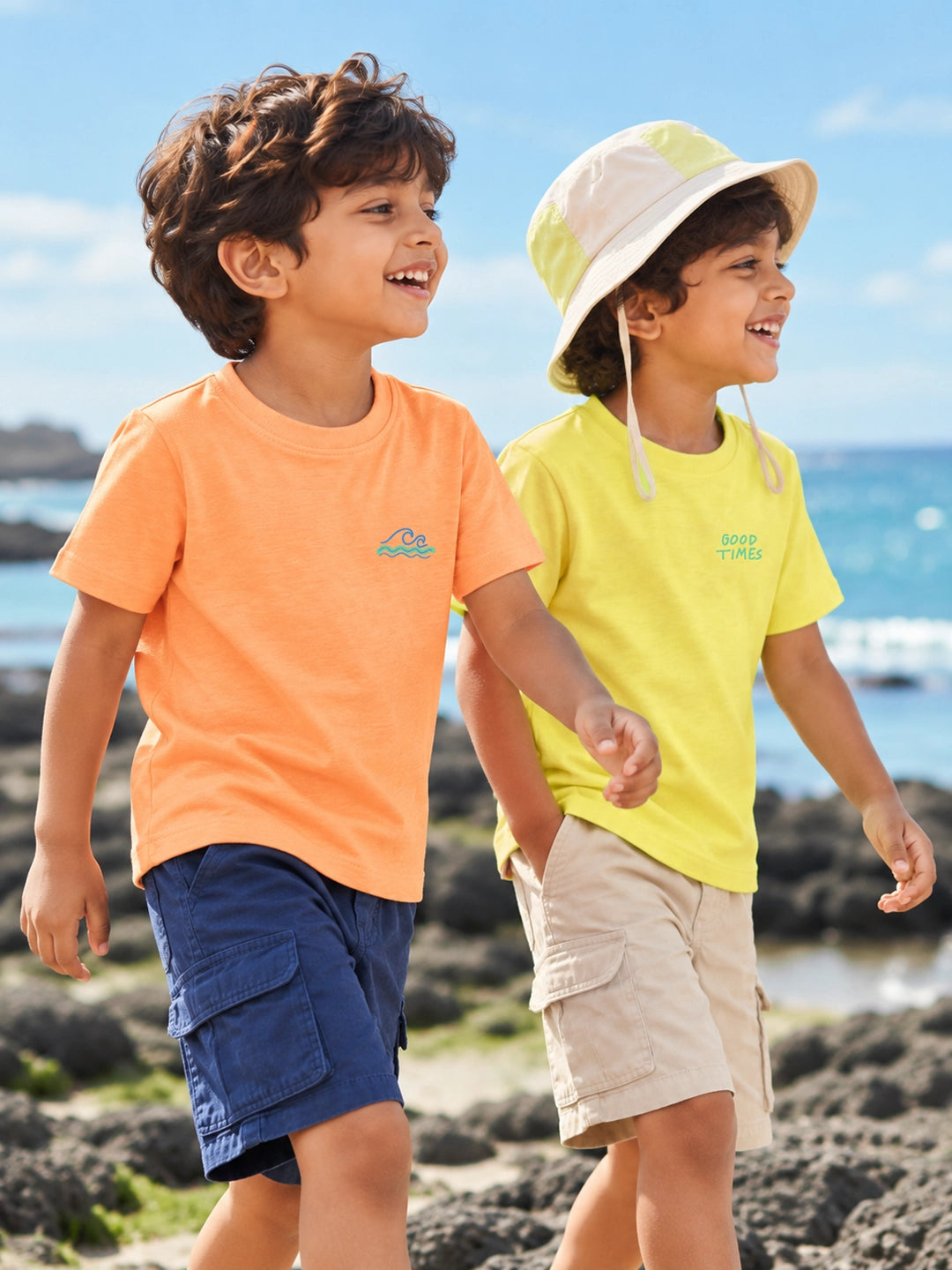 Pack of 2 Half Sleeves Boy's T-Shirts