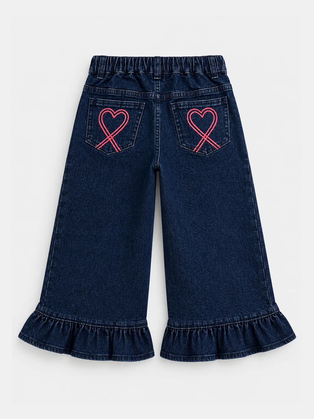 Ruffle Detail Denim