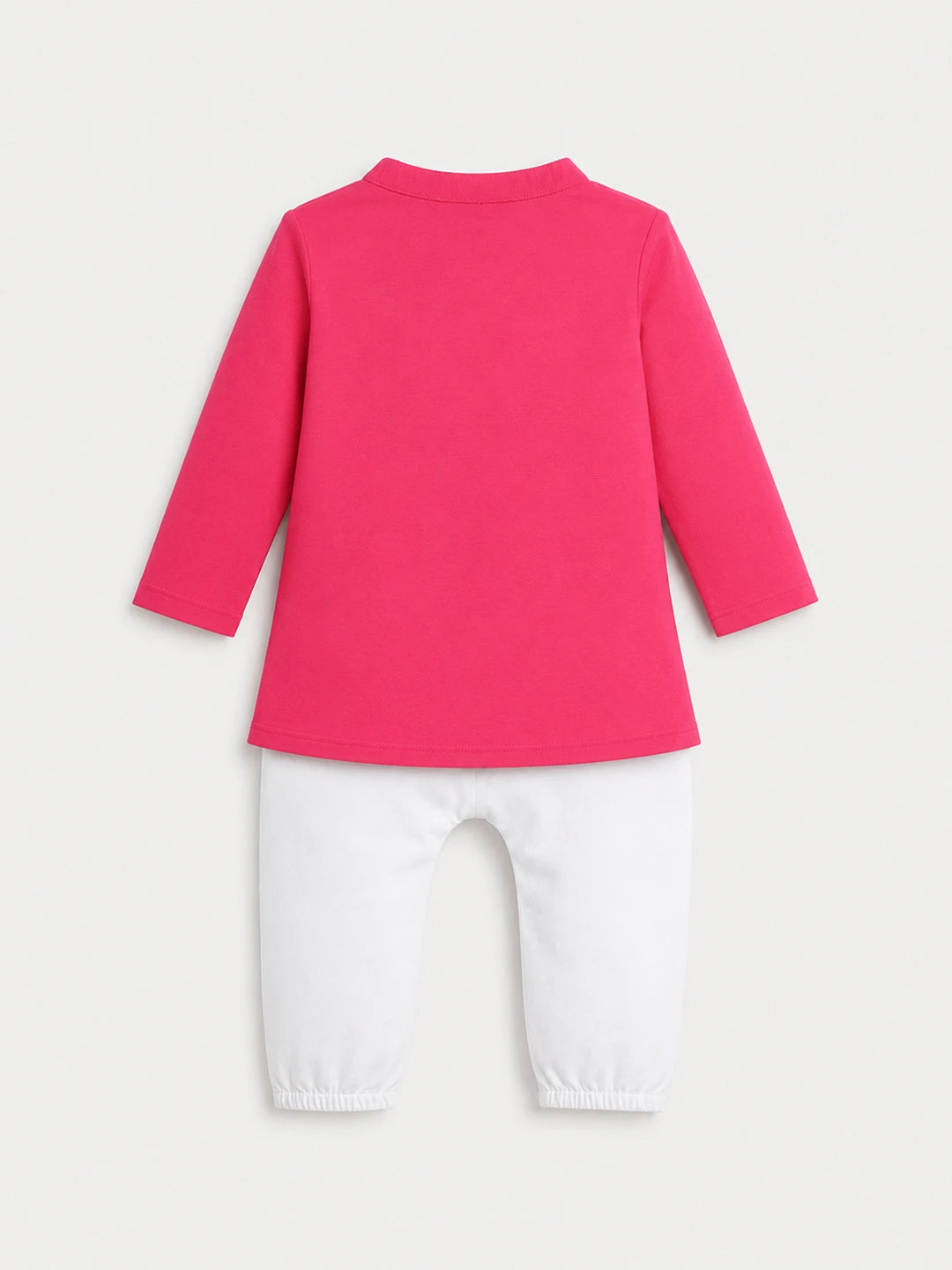 Embroidered Pink Kurta Set