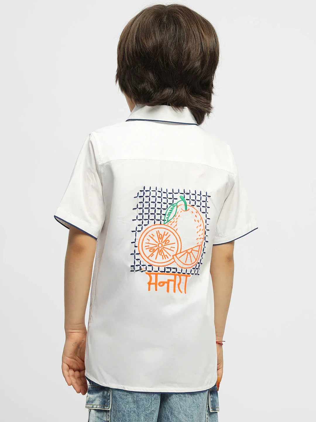 Santra Embroidered Cotton Shirt