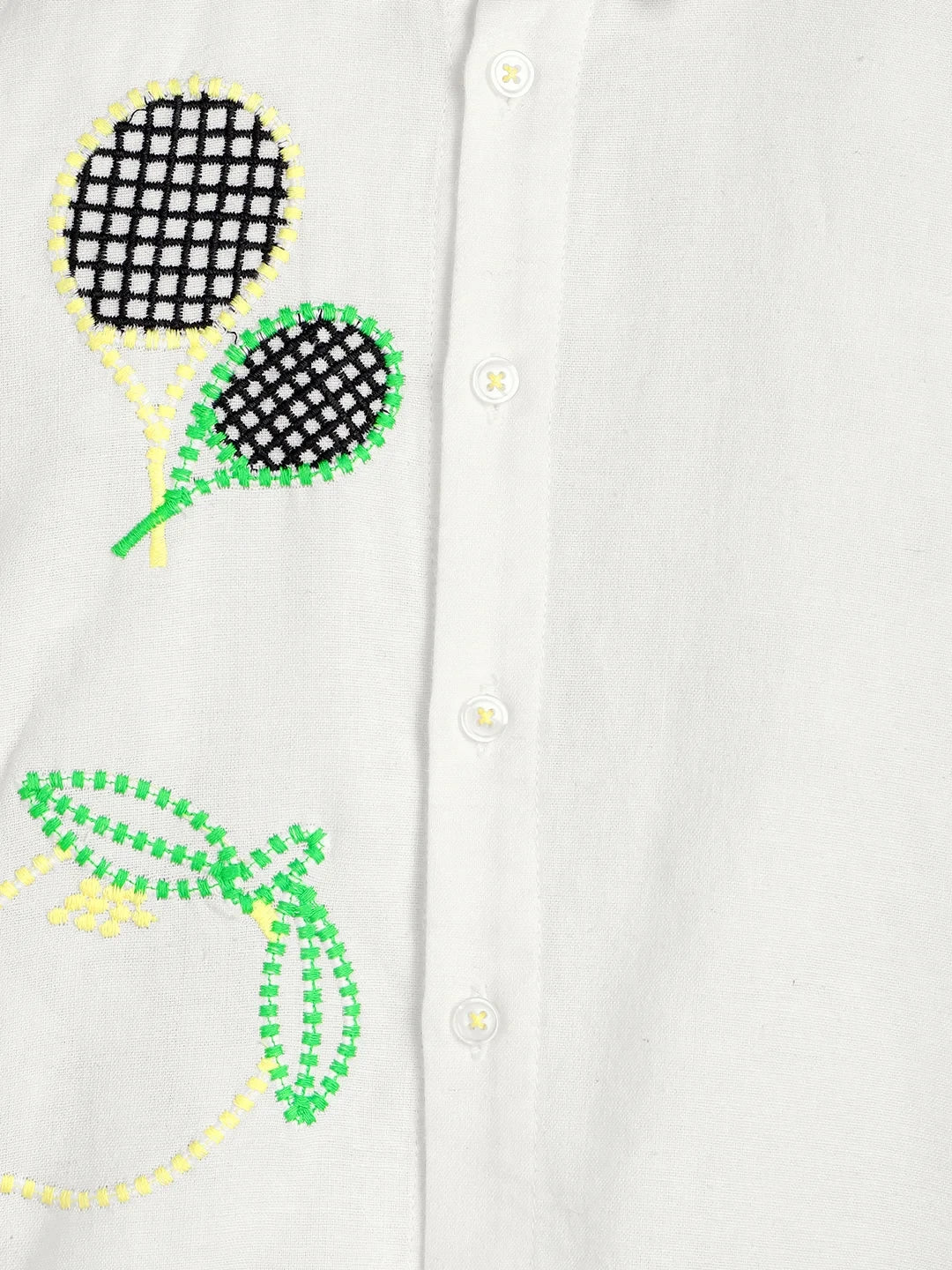Classic White Embroidered Shirt