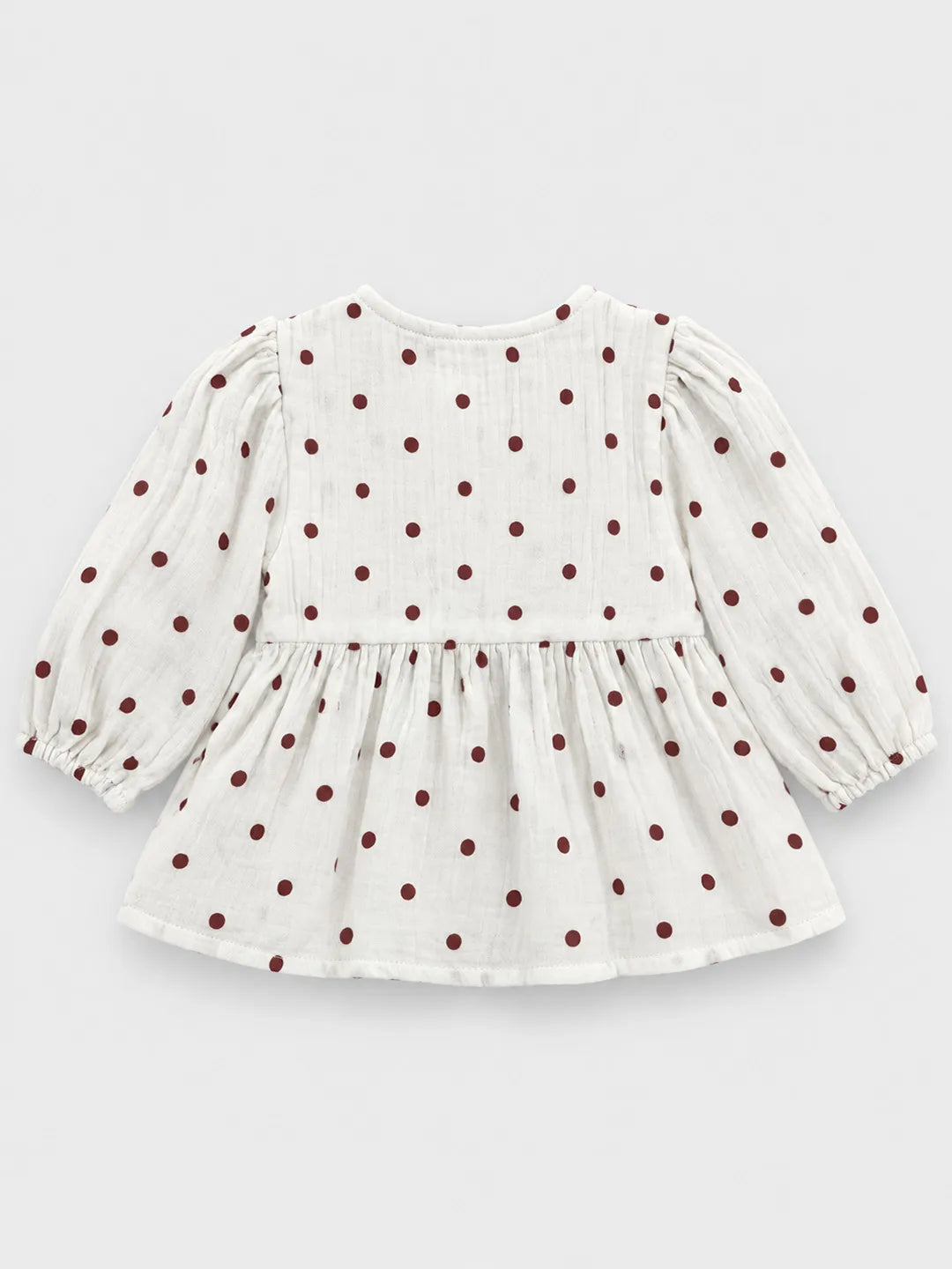 Pokla Dots Full Sleeves Top