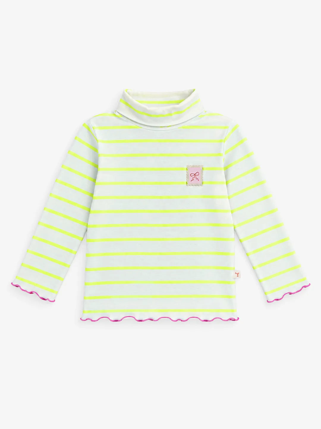Striper High Neck Top