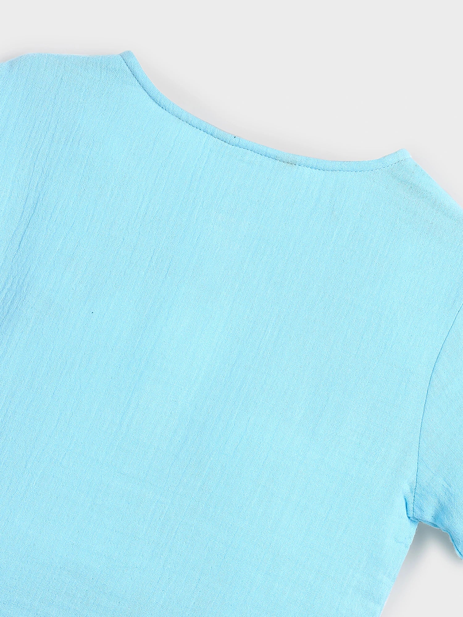 Solid T-Shirt & Shorts Set