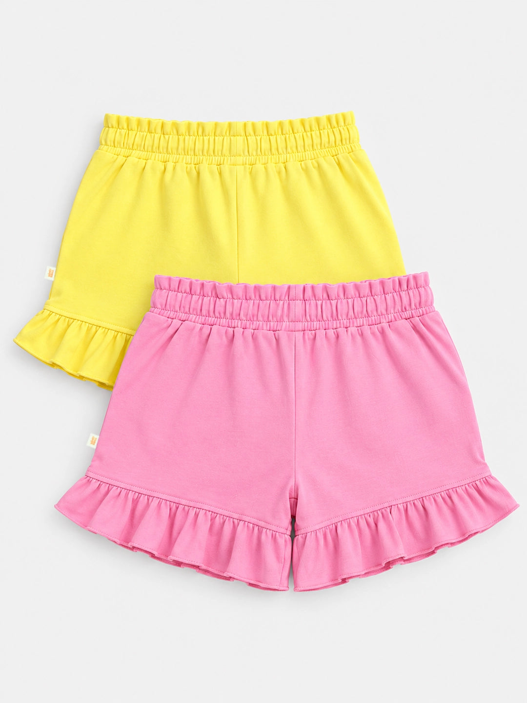 Pack of 2 Girl's Ruffle Shorts