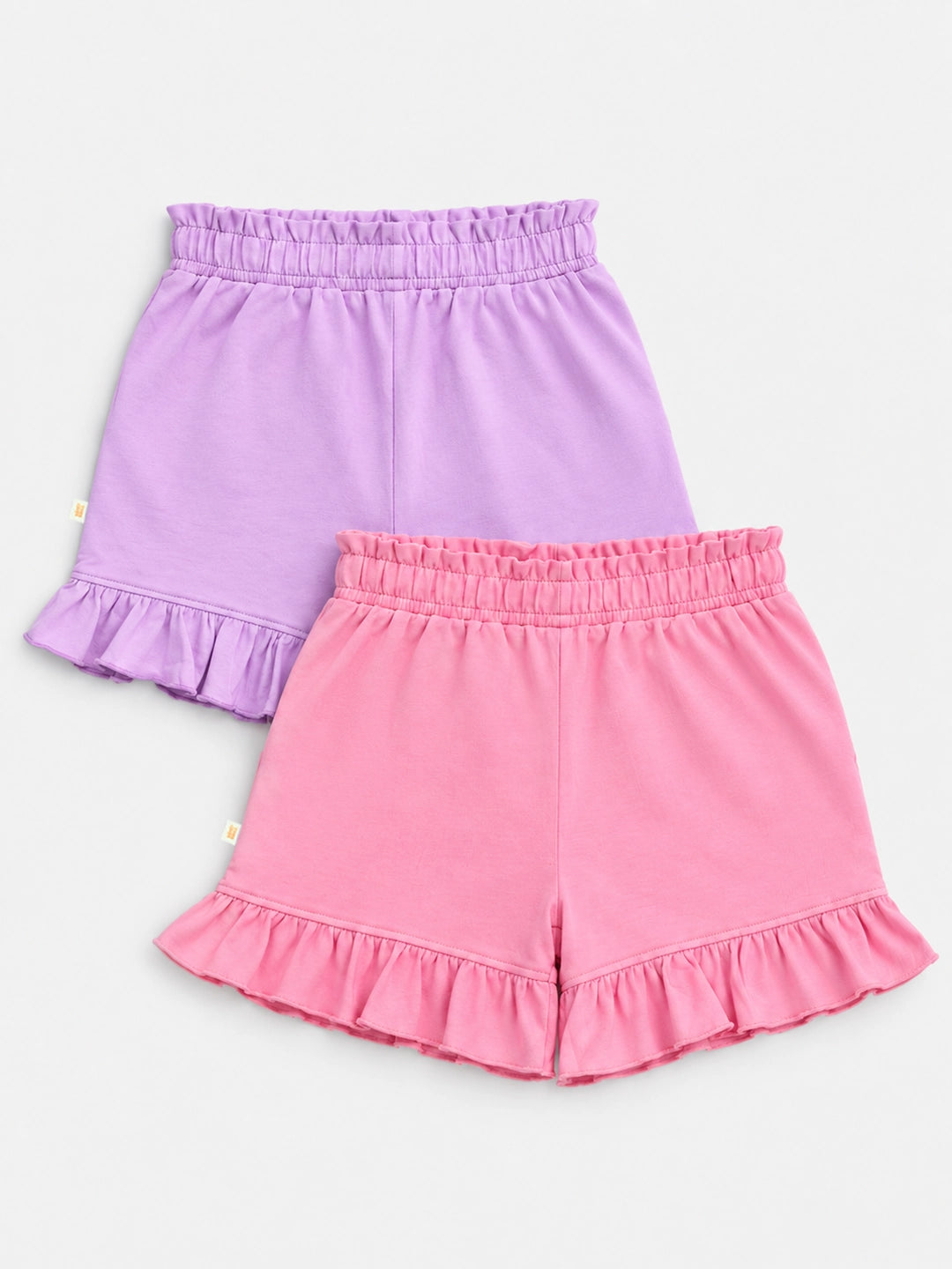 Pack of 2 Girl's Ruffle Shorts